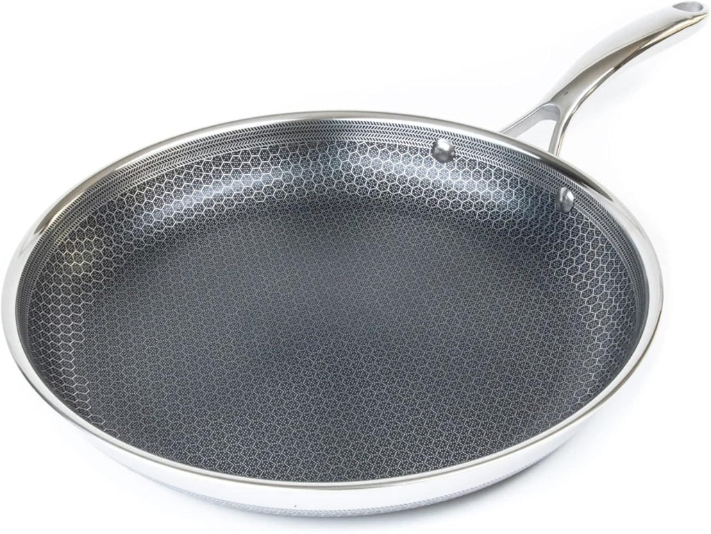 Hybrid-Edelstahl Bratpfanne HEX12PAN 30,5 cm Antihaftbeschichtung Induktionsgeeignet Spülmaschinenfest Ofenfest