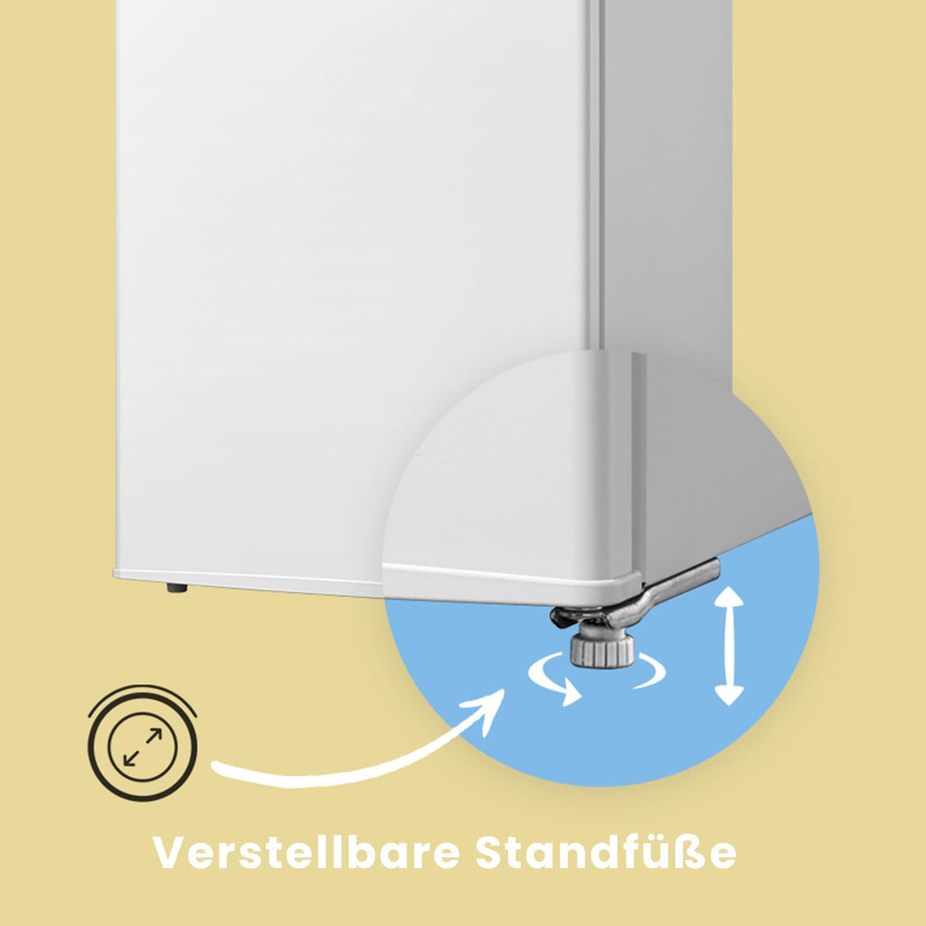Kühlschrank ohne Gefrierfach RCD133WH3(E) 131 Liter Inverter-Kompressor 72 kWh/Jahr 39 dB 84,5 x 55,3 x 57,4 cm