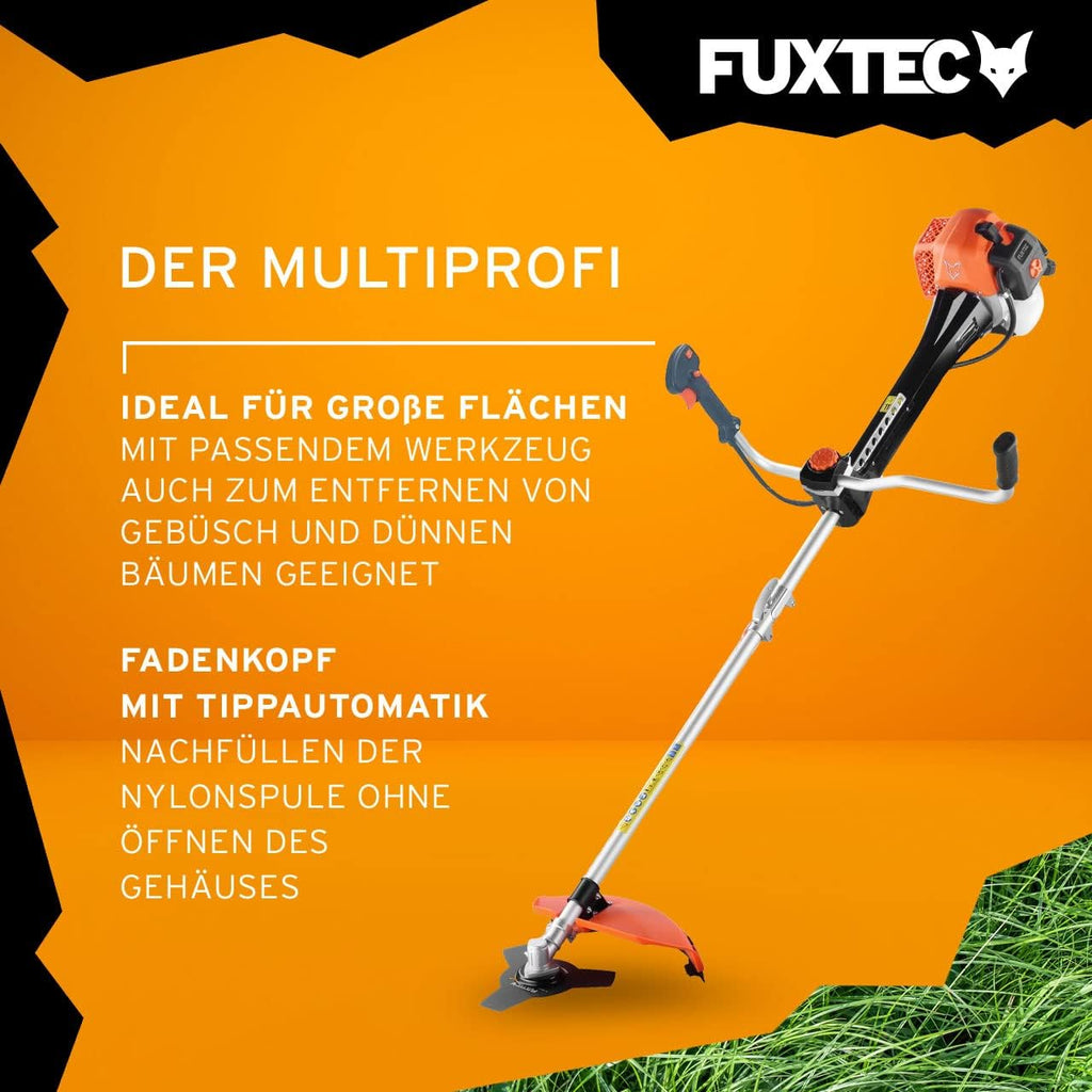 Freischneider Benzin Motorsense FX-PS162 62cc 3,5PS 2-Takt 32cm Schnittbreite mit Fadenmesser und Tragegurt