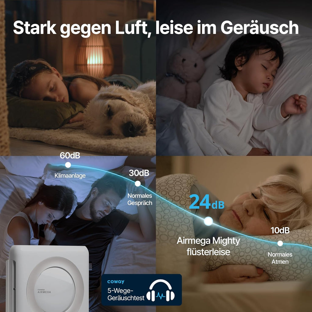 Luftreiniger AP-1512HH mit Aktivkohlefilter CADR 421 m³/h für Räume bis 109 m² und ECO Modus