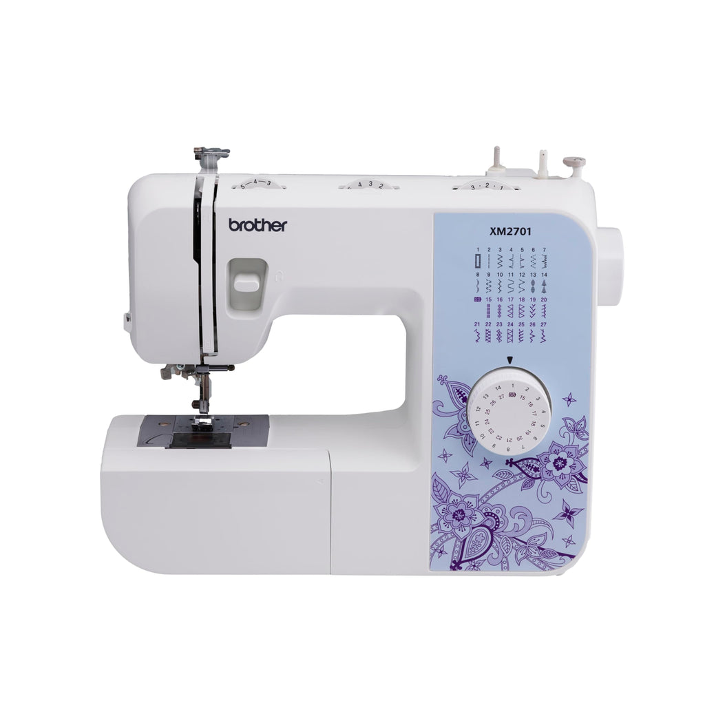Brother XM2701S Nähmaschine 27 Nähprogramme Freiarm Automatischer Einfädler für Jeans und verschiedene Stoffe