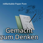 Papier-Tablet Paper Pure 10,3 Zoll E-Ink Schwarz-Weiß-Display WLAN mit Marker Plus und Sleeve Folio
