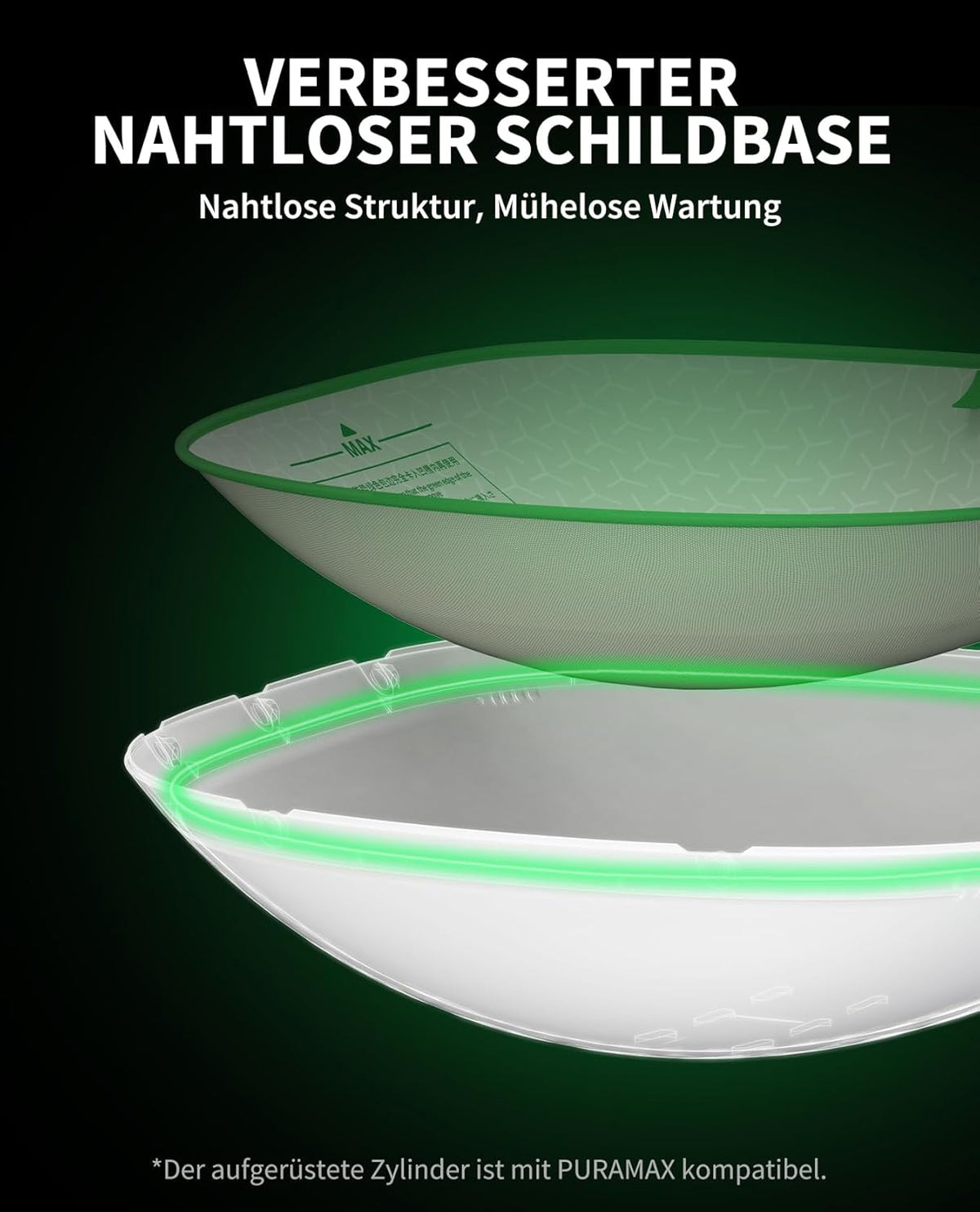 Selbstreinigende Katzentoilette Pura Max 2 76L mit App Steuerung und Geruchsbeseitigung für Mehrkatzenhaushalt Weiß