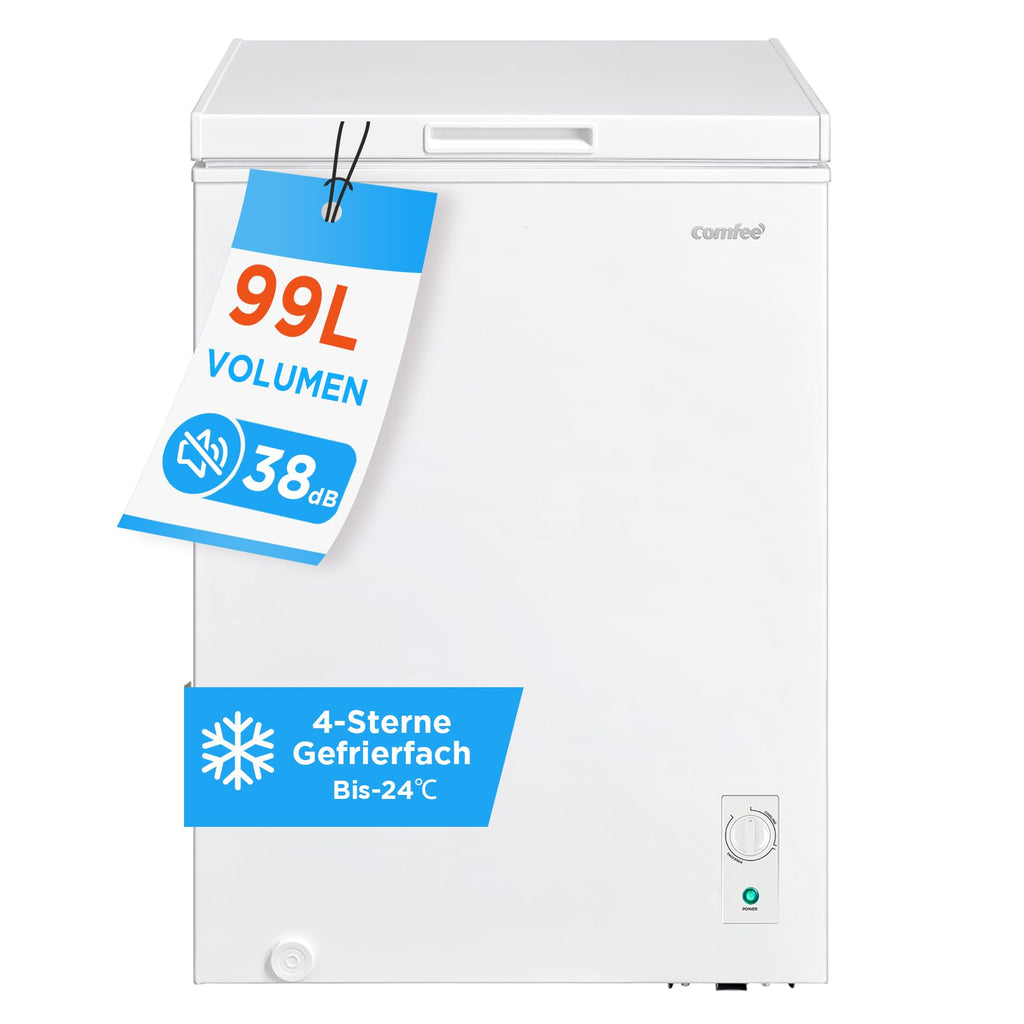 Freezer 99 L RCC102WH2EU(E) 38 dB Inverter Kompressor 4-Sterne Schnellgefrierung Kühl- und Gefrierfunktion freistehend