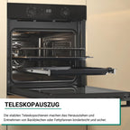 Einbau-Backofen BBA285HU1I 71 Liter 60 cm 12 Funktionen Heißluft Pizza- und Maxi-Cooking-Funktion