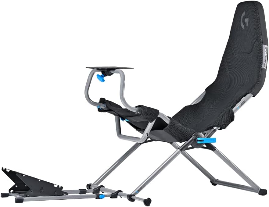 Rennsimulator Cockpit Challenge X G.00248 klappbar mit verstellbarer Sitzposition Stahlrahmen und Schalthebelhalterung