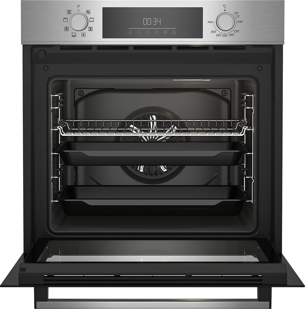 Einbau-Backofen BBIM12300X 72 Liter 60 cm 8 Heizarten SteamShine Dampfreinigung AeroPerfect