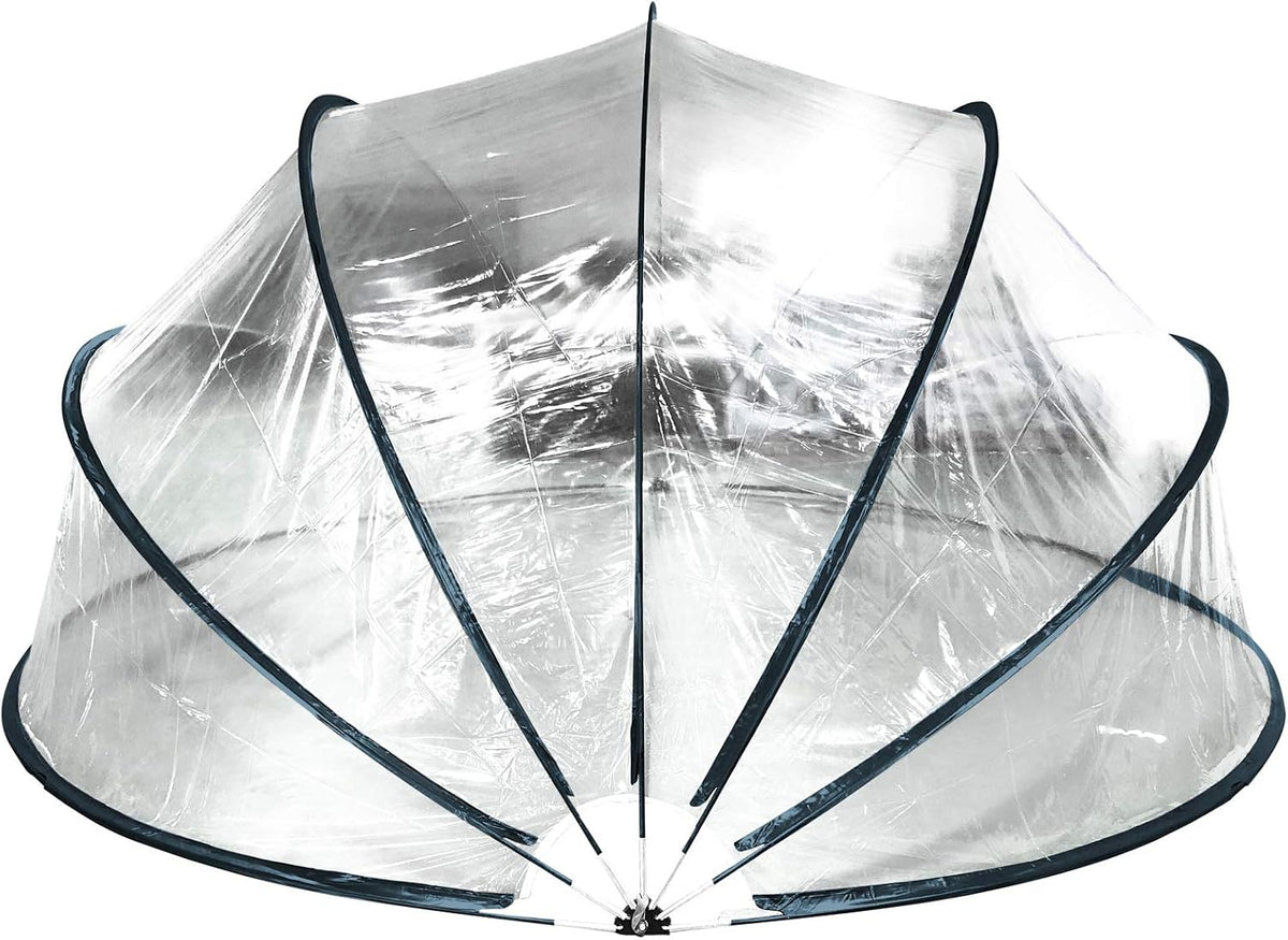Pool Pavillon Cabrio Dome 036528-0 440 x 440 x 220 cm mit Sonnenschutz und Wetterschutz