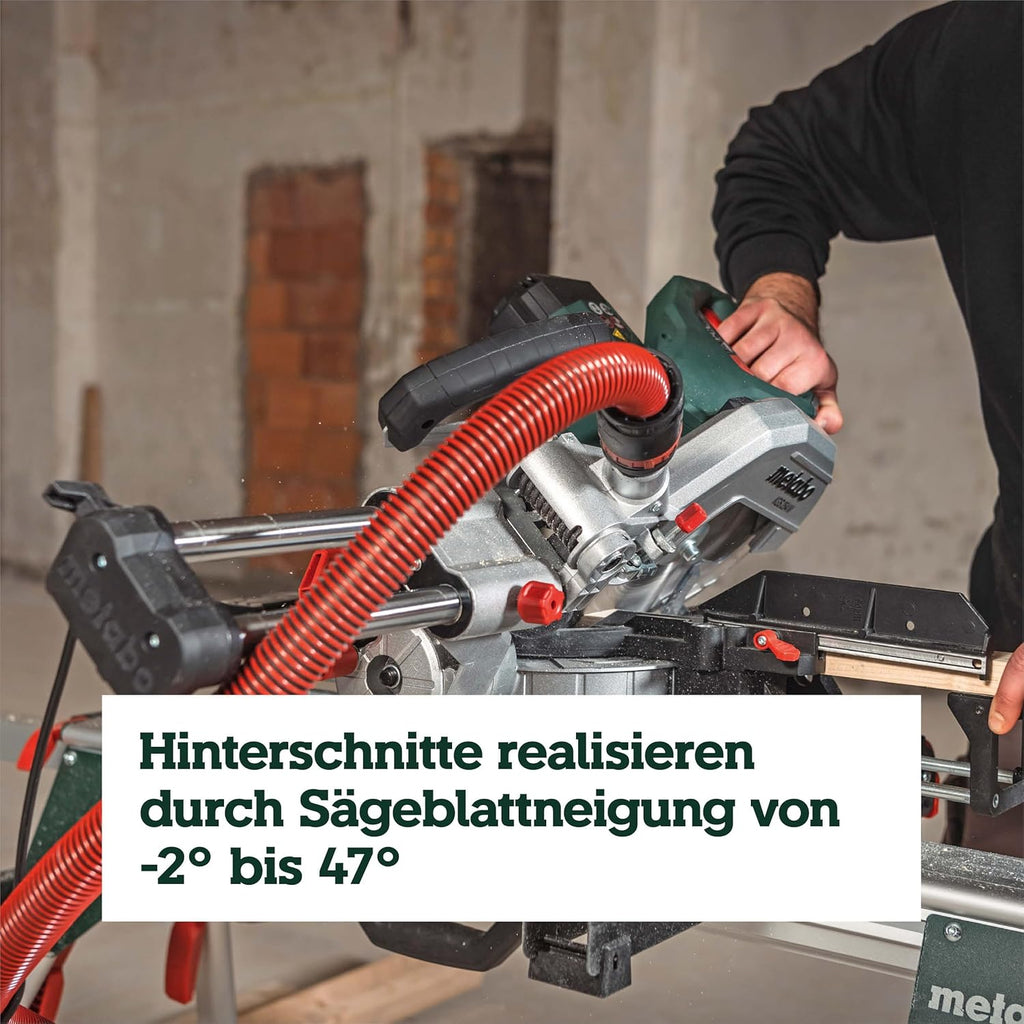 Kapp- und Gehrungssäge KGS 254 M 613254000 254mm Sägeblatt Zugfunktion 1450W Precision Cut Line Holz