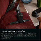 Bodenstaubsauger mit Beutel VX9-5-EBR 5 L HEPA Filter 69 dB 12 m Aktionsradius Mini-Turbodüse