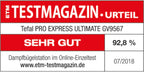 Dampfbügelstation GV9567 7.7 Bar 2600 W 155 g min kontinuierlicher Dampf 500 g min Dampfstoß Anti Kalk System