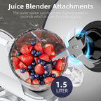 3 in 1 Küchenmaschine 2000W 5,5L Schüssel mit Fleischwolf und 1,5L Mixer 6 Geschwindigkeiten SM-1518BM