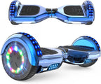 Hoverboard selbstbalancierend 6,5 Zoll ESU010 mit Bluetooth LED Lichtern 12 kmh Elektro Skateboard für Kinder bis 100 kg
