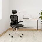 Ergonomischer Bürostuhl SmartSeat mit Kopfstütze Armlehnen Lendenstütze Mesh und 150 kg Belastbarkeit