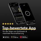 Smart Türschloss Pro 221147 elektronisch Bluetooth WLAN Matter Nachrüstlösung Fernsteuerung ohne Zylindertausch