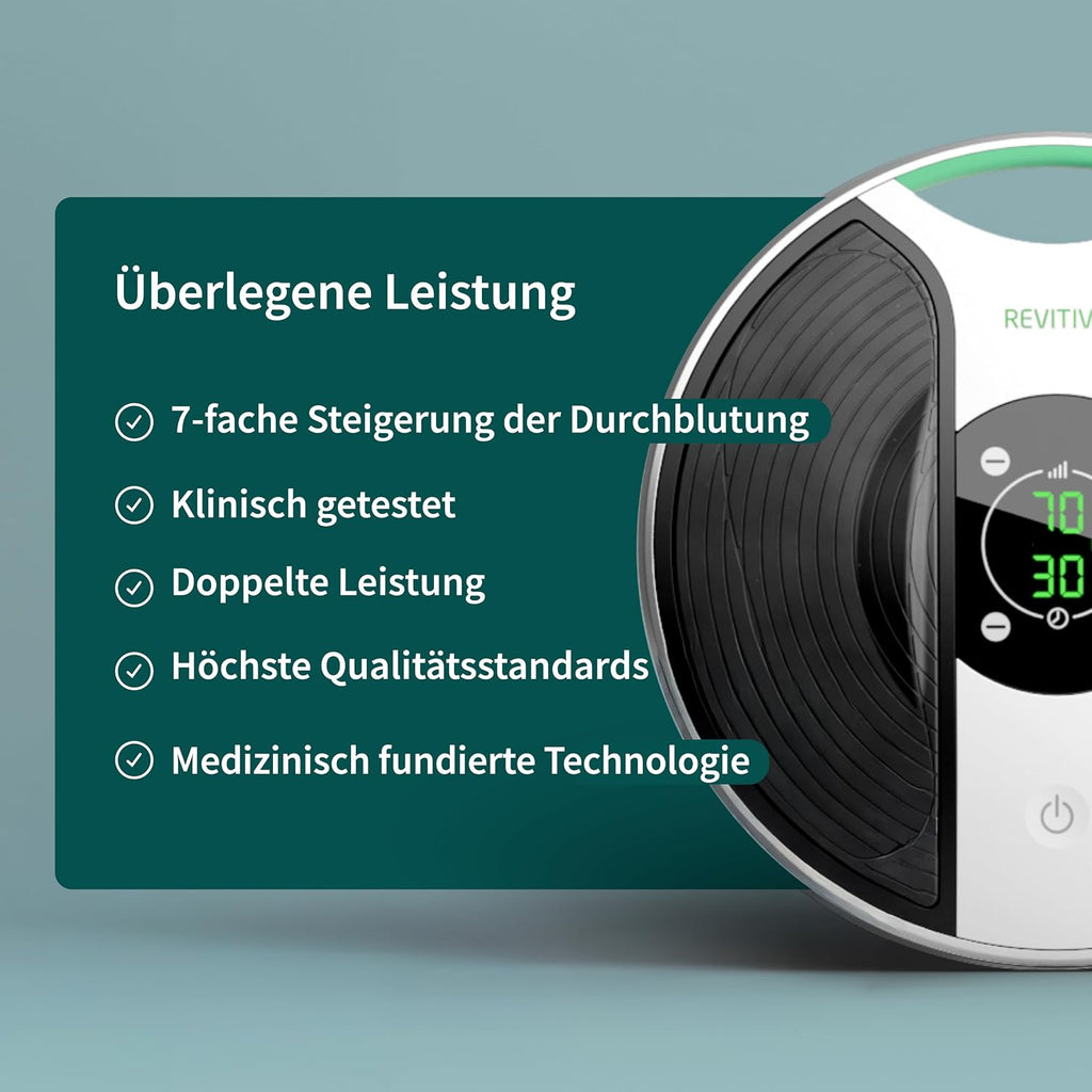 Fuß- und Beinmassagegerät Medic Plus Knie EMS NMES Durchblutungsförderung gegen Knieschmerzen und Schwellungen