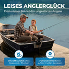 Elektro Bootsmotor Außenborder 12V 62 lbs Schub 696W Modell 62 für Schlauchboote mit Vorwärts- und Rückwärtsgängen