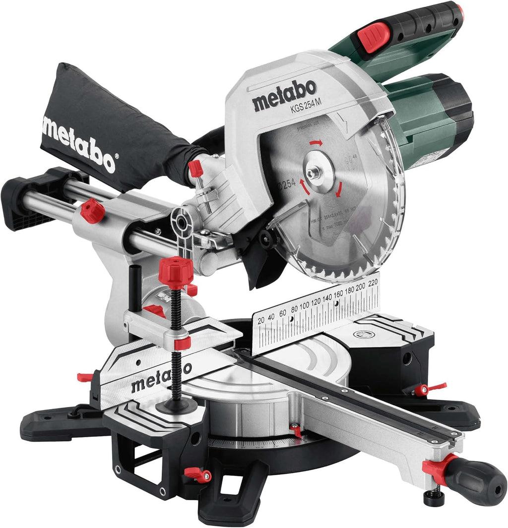 Kapp- und Gehrungssäge KGS 254 M 613254000 254mm Sägeblatt Zugfunktion 1450W Precision Cut Line Holz