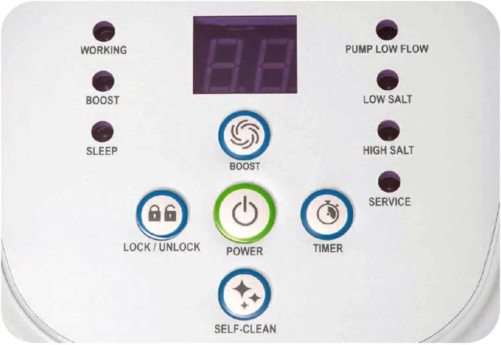 Salzwassersystem Pool Chlor Generator Krystal Clear 26670 kompatibel mit Filterpumpe 2650–12112 L/h für Pools bis 56800 L