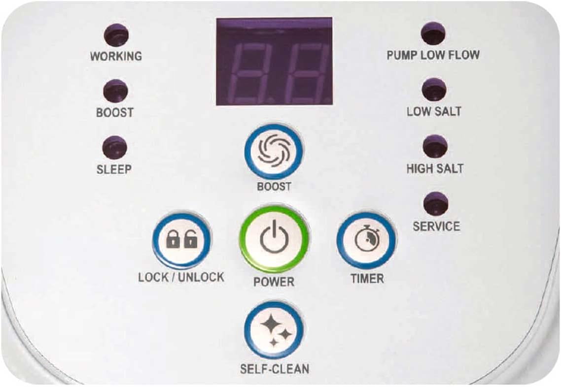 Salzwassersystem Pool Chlor Generator Krystal Clear 26670 kompatibel mit Filterpumpe 2650–12112 L/h für Pools bis 56800 L