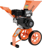 Benzin Gartenhäcksler FM6DD 4-Takt Motor 6 HP für Äste bis 50 mm Direktantrieb mit doppelseitigen Klingen