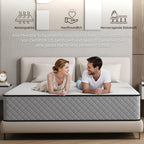 Matratze 140x200 Taschenfederkern Memory Foam 7 Zonen 25 cm H2 H3 OEKO-TEX Hybrid Kaltschaum Bettmatratze