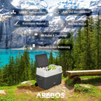 Kompressor Kühlbox 39 Liter mit Rollen 12/24V 230V -20°C bis +20°C mobile Kühltruhe mit USB Anschluss für Auto Camping Wohnmobil
