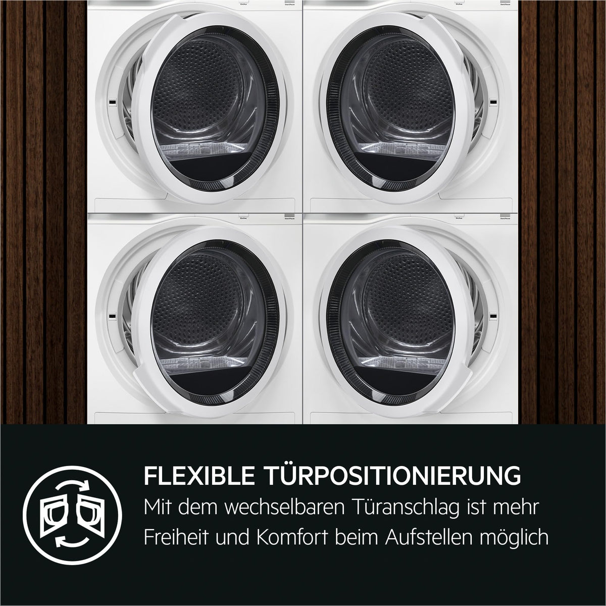 Wärmepumpentrockner 8 kg TR8AMZ78 SensiDry ProSense MixDry Reversierautomatik EasyClean Filter