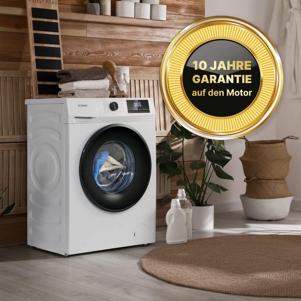 Waschmaschine WA 7185 8kg 1400 U/min Frontlader 15 Programme LED Display Dampffunktion Invertermotor