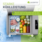 Kompressorkühlbox 50 L 12/24/230 V Yukon 40608 Kühl- und Warmhaltefunktion Auto Camping Grau