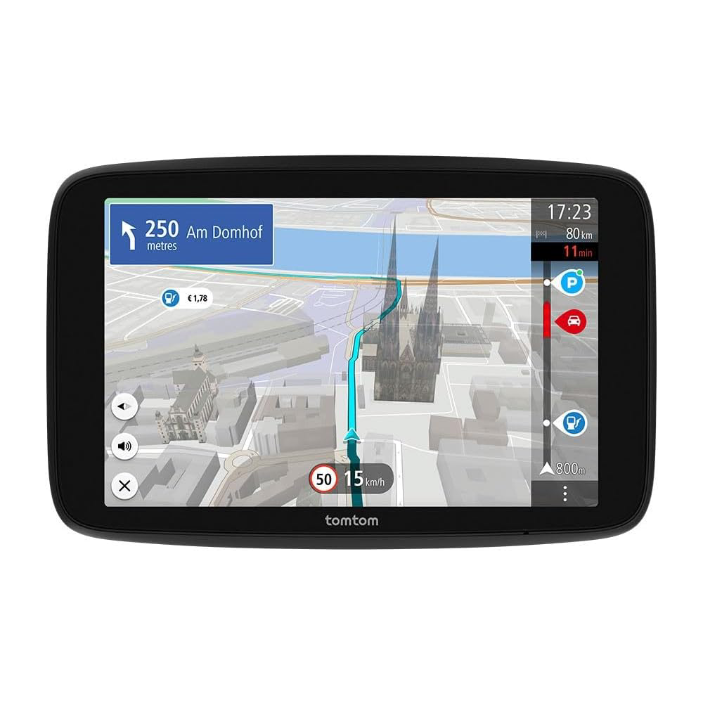 GPS Navigationsgerät GO Navigator 7 Zoll Europa Karten mit Verkehrsinformationen WiFi Updates Magnethalterung