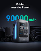 SOLIX C300 DC Powerbank Powerstation 288Wh Akku LiFePO4 300W für Camping Draußen Reisen