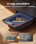Selbstreinigende Katzentoilette XXL offen Automatik mit EaseClean System manuell automatisch inkl Katzenmatte und 40 Beutel