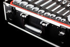 Werkzeugtrolley 238-teilig 8973770 mit Werkzeug Set Aluminiumkoffer Rollen und Teleskopgriff