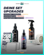 Exzenter Poliermaschinen Set 750W DA9 Pro 9mm Hub 20-teilig mit Politur Polierpads Lackversiegelung Zubehör