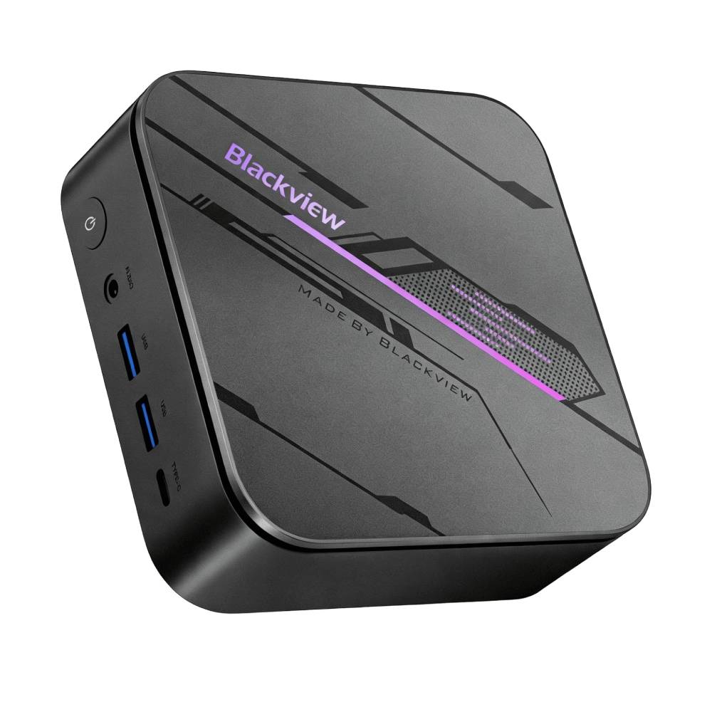 Mini-PC MP100 Pro mit AMD Ryzen 5 7430U 16GB RAM 512GB SSD Windows 11 Pro 4K 144Hz WiFi 6 und Triple-Display