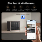 4-Bay NAS DXP4800 GT mit AMD Ryzen R2514 8GB DDR4 Dual 10GbE 4K HDMI 2x M.2 NVMe und U.2 Steckplätzen