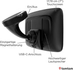 GPS Navigationsgerät GO Navigator 7 Zoll Europa Karten mit Verkehrsinformationen WiFi Updates Magnethalterung