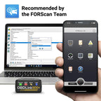 OBD2 Bluetooth Diagnosescanner MX+ für iOS Android und Windows mit Fahrzeugdiagnose und Live-Daten