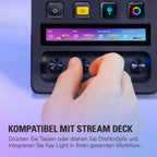 LED Studioleuchte Key Light mit 2800 Lumen 2900–7000 K Farbtemperatur WLAN-Steuerung 160 LEDs und Tischklemme