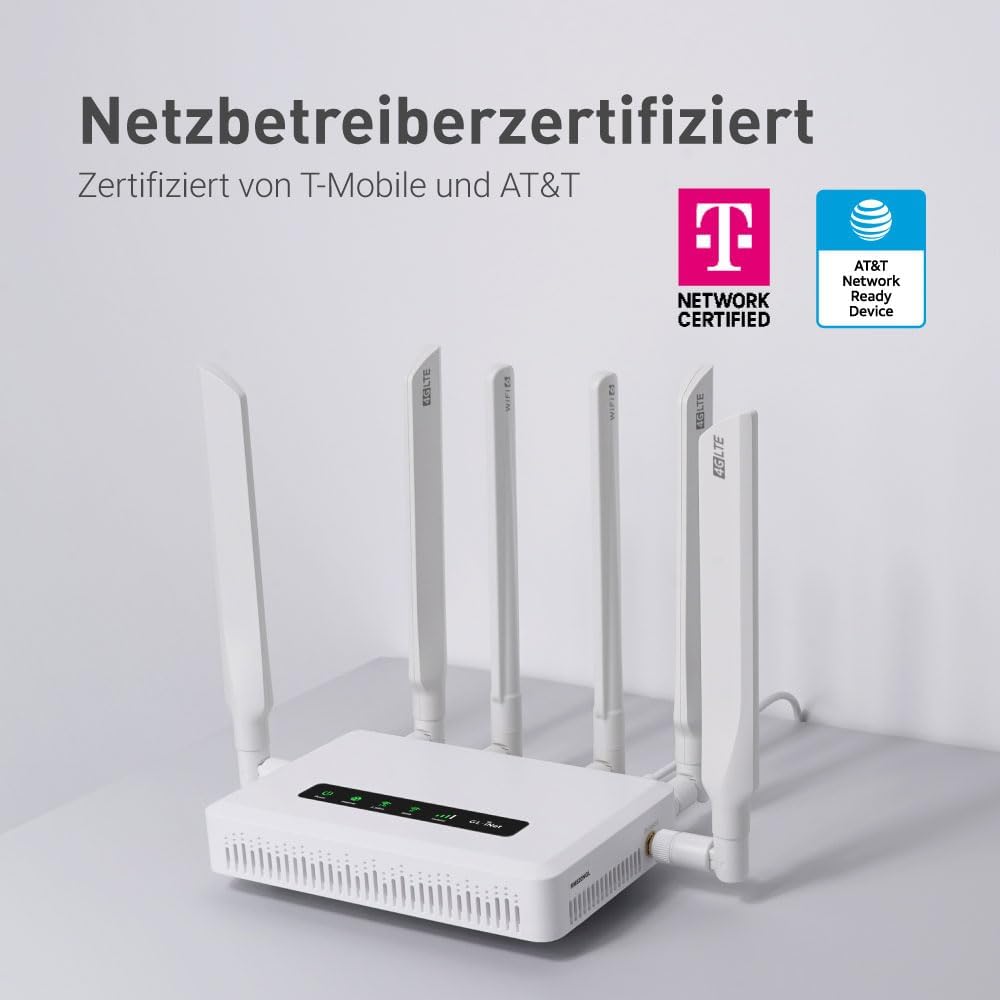 5G WiFi 6 Router GL-X3000 Spitz AX Dual SIM OpenWrt VPN LTE WLAN Router für SIM Karte