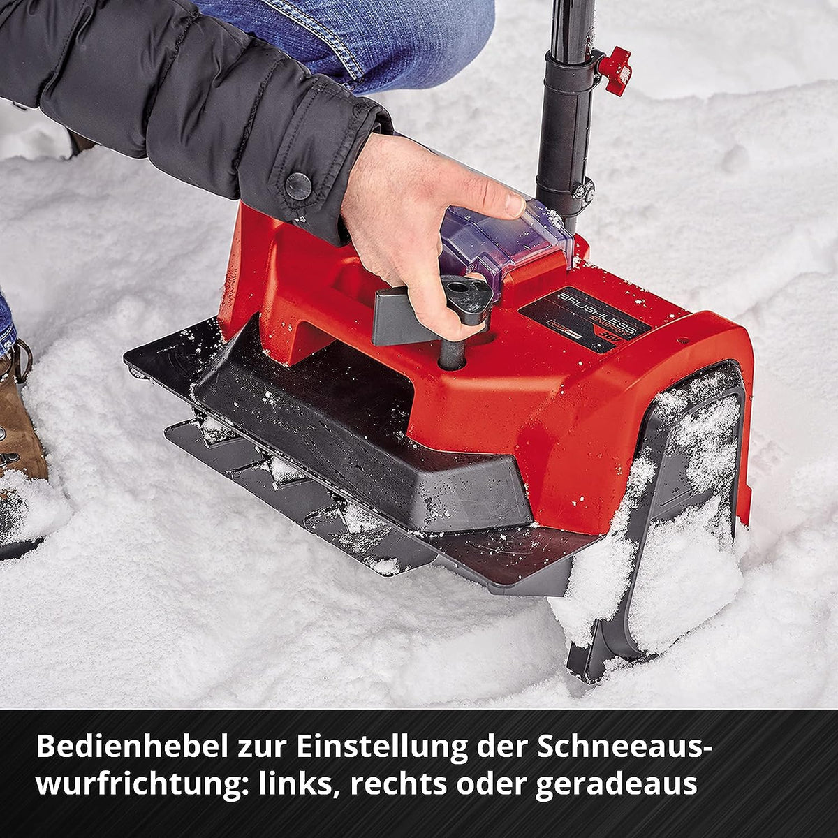 Akku-Schneefräse GE-ST 36/40 Li E-Solo 36 V 40 cm Arbeitsbreite bis 20 cm Schneehöhe 6 m Auswurf PXC ohne Akku