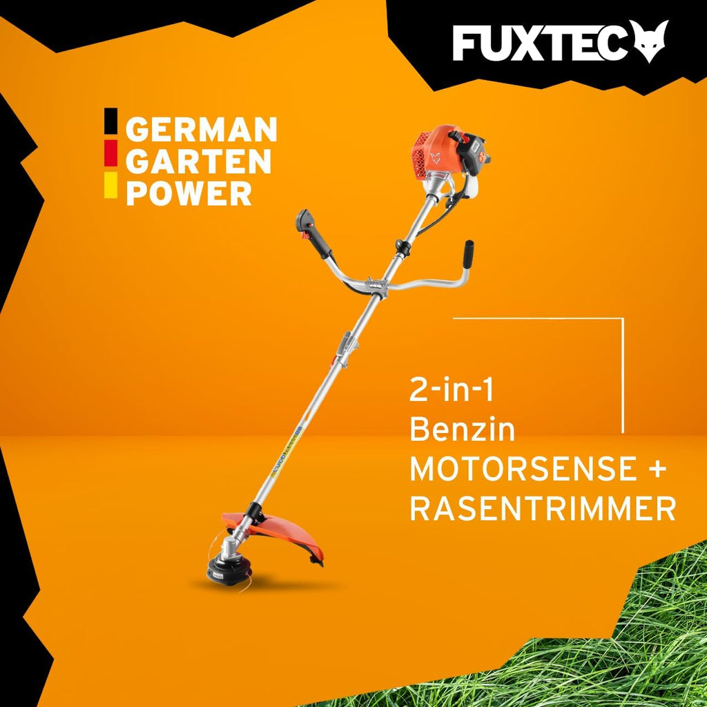 Benzin Motorsense Freischneider FX-MS162 62cc 3,5PS 2-Takt 32cm Schnittbreite Rasentrimmer
