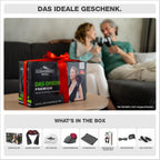 Nackenmassagegerät Shiatsu mit Wärme und Vibration NM089 4D Massageköpfe Kabelgebunden Schulter Rücken Beine Massagegerät