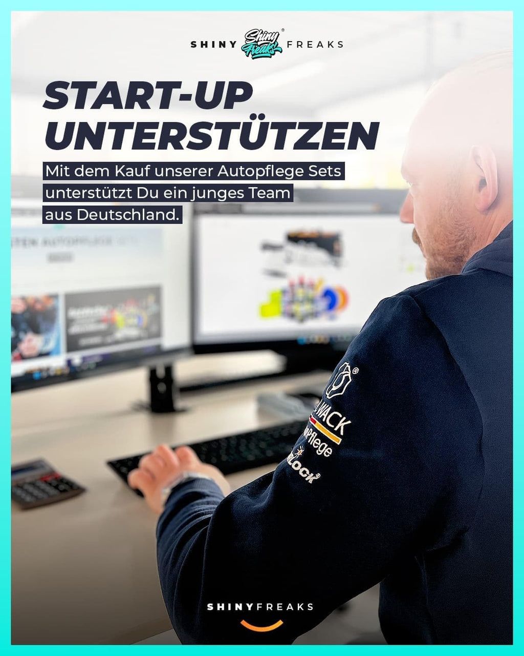 Exzenter Poliermaschinen Set 750W DA9 Pro 9mm Hub 20-teilig mit Politur Polierpads Lackversiegelung Zubehör