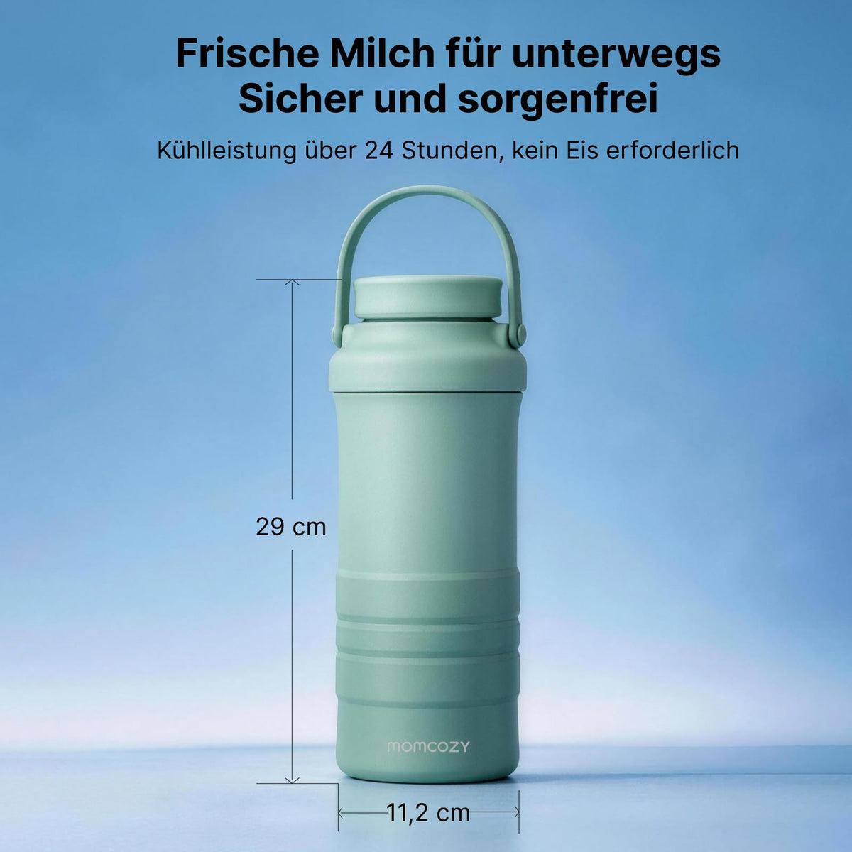 Baby Flaschenwärmer und Muttermilchkühler Set MW05 CM01 500 ml 628 ml 24H Kühlung USB-C für unterwegs