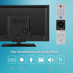 32 Zoll Fernseher 32LV3F63DA VIDAA Smart TV Full HD HDR Bluetooth 2x HDMI 1x USB Sprachsteuerung Apple AirPlay Dolby Audio Triple-Tuner
