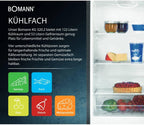 Kühlschrank mit Gefrierfach 175L KG 320.2 143cm 39dB freistehend 3 Ablagen 3 Gefrierschubladen Türanschlag wechselbar