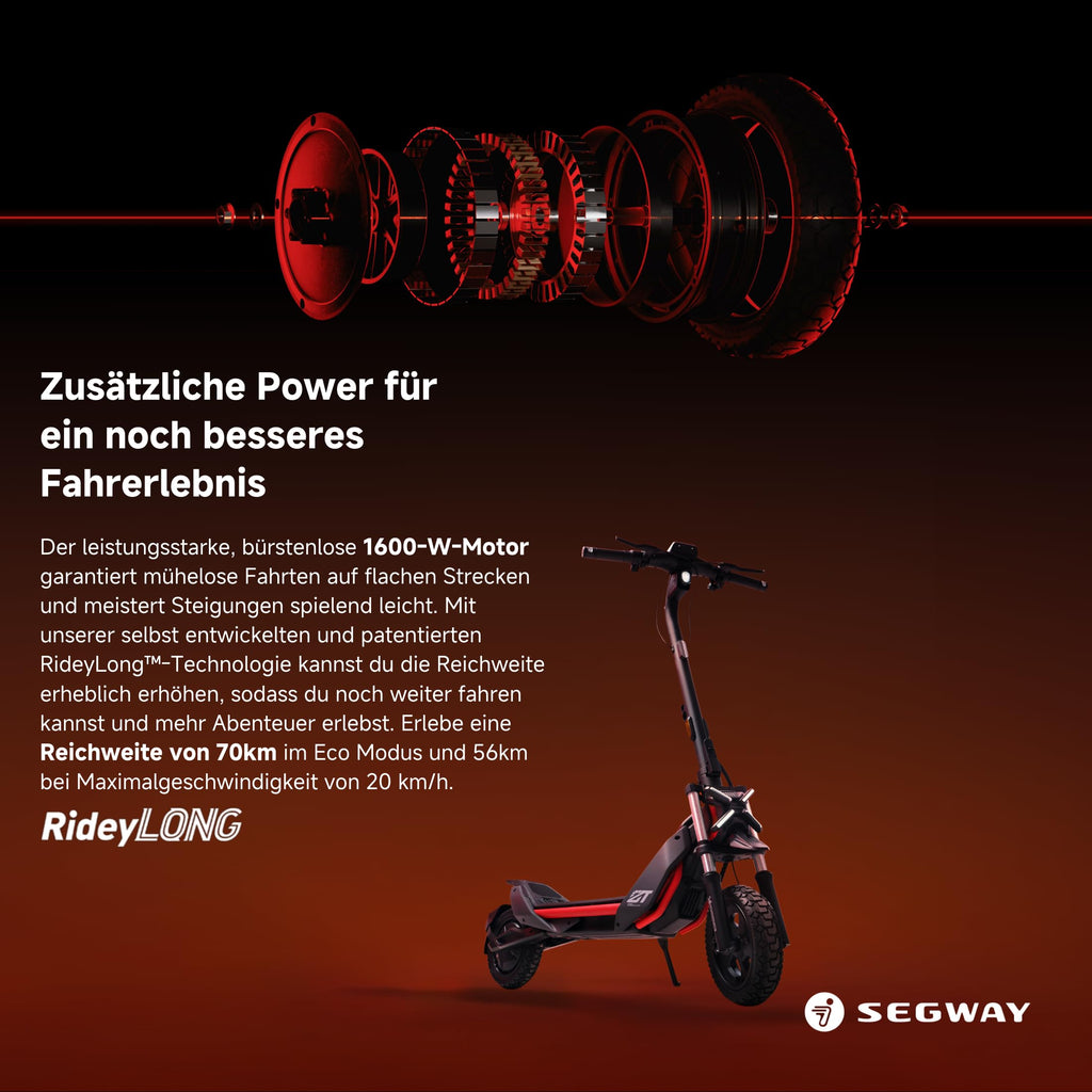 E-Scooter ZT3 Pro D mit 70 km Reichweite Vollfederung 11 Zoll Offroad-Reifen 120 kg Tragkraft und Apple Find My