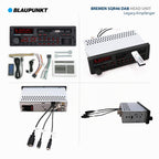 Bremen SQR 46 DAB 1-DIN Autoradio DAB+ Bluetooth USB Aux SDHC 4x50W 12V Freisprecheinrichtung